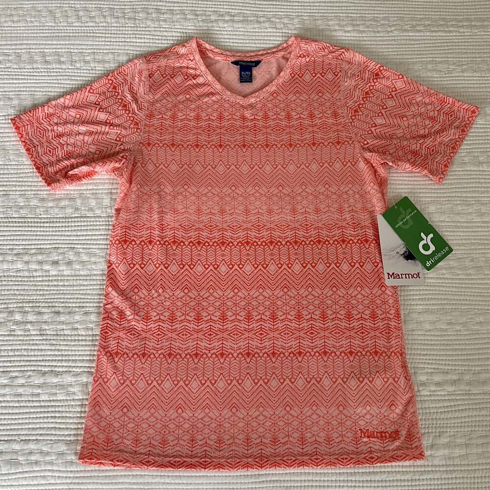 NWT Marmot Teen Girl XL Lauren Short Sleeve Activewear Quick Dry Shirt